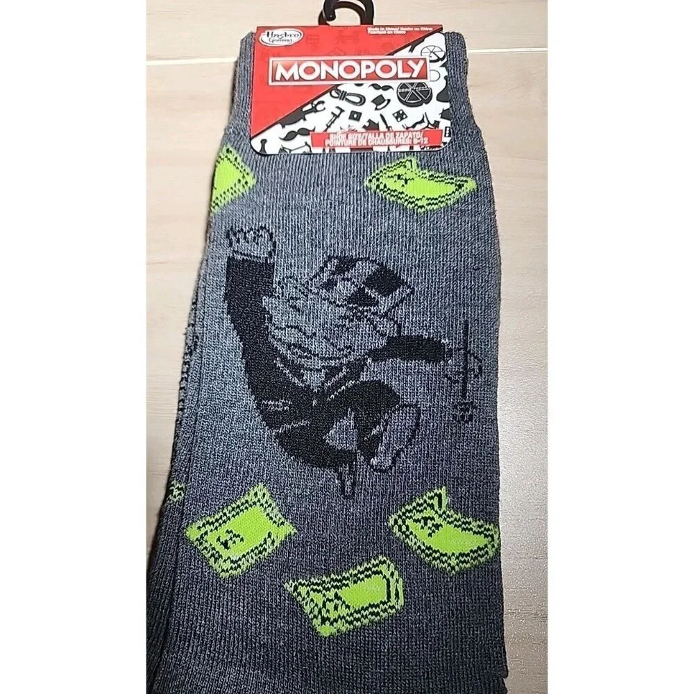 Centric Monopoly Money On My Mind socks Size 6-12 Men’s Crew New